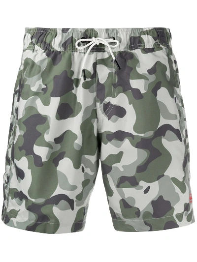 G-star Raw Camouflage Print Swim Shorts In Green