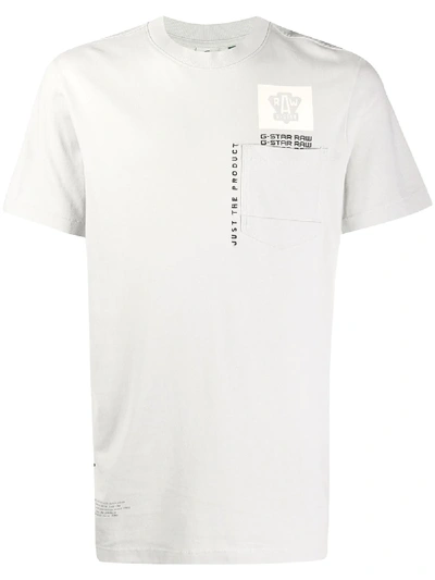 G-star Raw Men's Multi Logo Pocket T-shirt In Grey