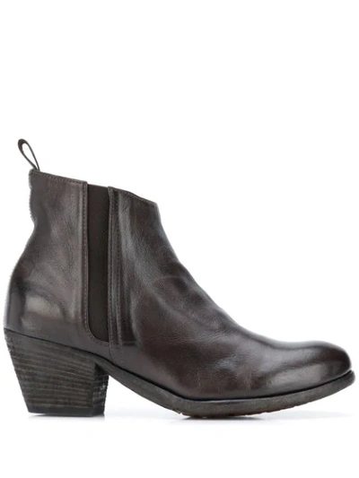 Officine Creative 60mm Giselle Tapered Boots In Brown