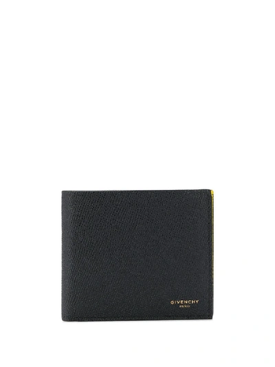 Givenchy Embossed Leather Wallet In Black