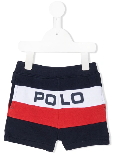 Polo Ralph Lauren Babies' Casual Striped Shorts In Blue