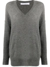 IRO LOOSE-FIT V-NECK SWEATER
