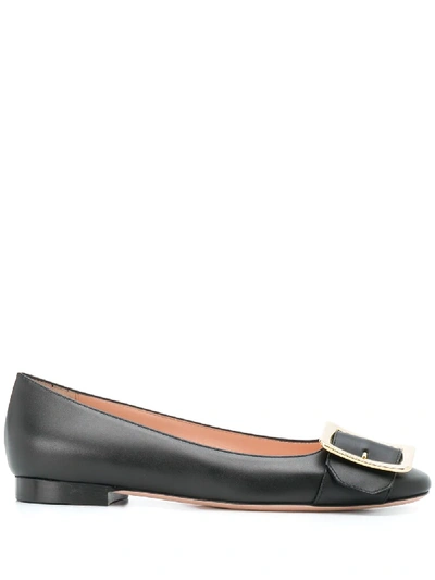 Bally Jackie Embellished Ballerinas In Black