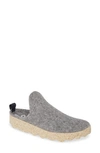 Asportuguesas Fly London Come Sneaker Mule In Concrete Tweed Fabric