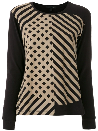 Alcaçuz Ryan Printed Blouse In Black