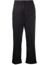 Woolrich Cropped Trousers In Blue