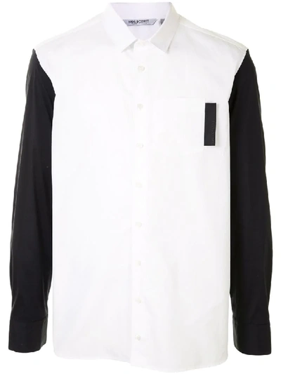 Neil Barrett Colour-block Shirt In White