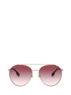 BURBERRY BE3115 PALE GOLD SUNGLASSES,11439117