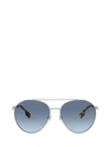 BURBERRY BE3115 SILVER SUNGLASSES,11439114