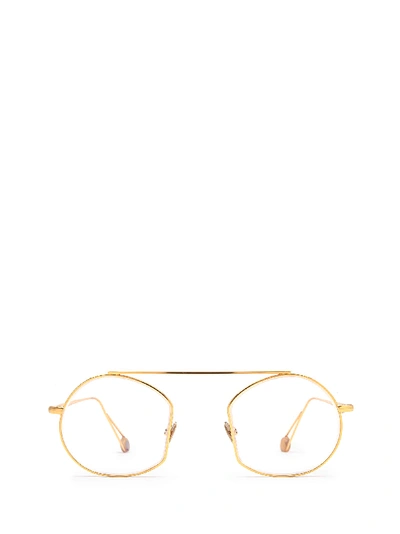 Ahlem Place Des Victoires Optic Peony Gold Glasses