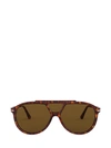 Persol Men's Po3217s Acetate Shield Sunglasses In 24/53