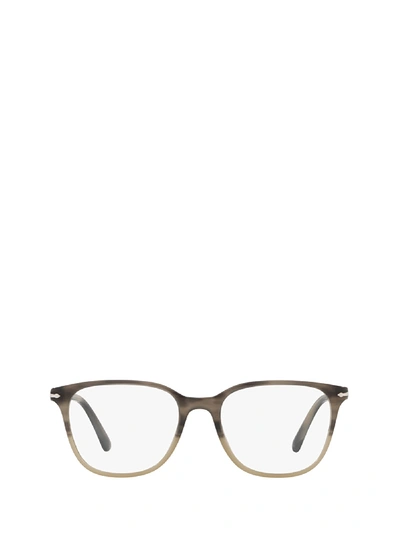 Persol Po3203v Striped Grey & Beige Glasses In 1065