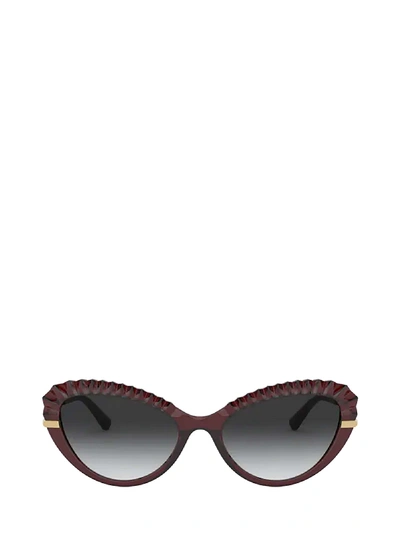 Dolce & Gabbana Dg6133 Transparent Red Sunglasses In 550/8g