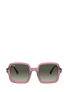 Ray Ban Ray-ban Rb2188 Transparent Violet Sunglasses In 130271