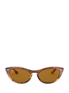 Ray Ban Nina Tortoiseshell G-15 Cat-eye Sunglasses In 954/33