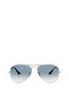 Ray Ban Gradient Metal Aviator Sunglasses, Blue Pattern In 003/3f