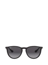 Ray Ban Rb4171 Erika Nylon Acetate Round-frame Sunglasses In 622/8g