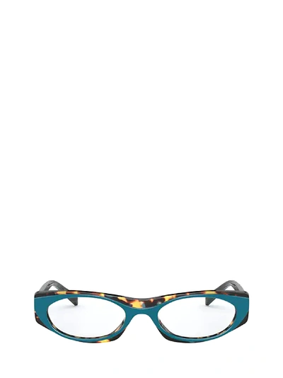 Vogue Eyewear Vogue Vo5316 Top Green / Multi Blue Havana Glasses In 2816