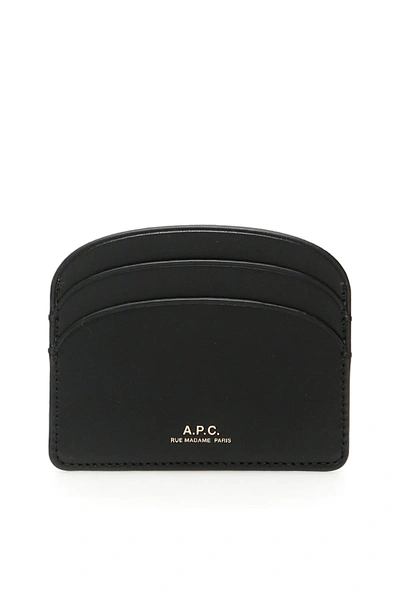 Apc Demi Lune Card Holder In Black