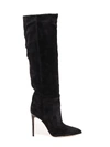 Paris Texas Pointed Toe Knee-high Boots In Black