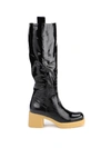 MIU MIU MID HEEL BOOTS,11435066