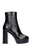 Giuseppe Zanotti Patent Leather Ankle Boots 140mm In Black