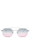 EYEPETIZER VERSAILLES SILVER SUNGLASSES,11435225