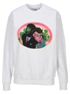 Opening Ceremony Graphic Print Cotton Sweatshirt In White