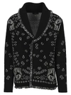 ALANUI PAISLEY INTARSIA CARDIGAN,11437737