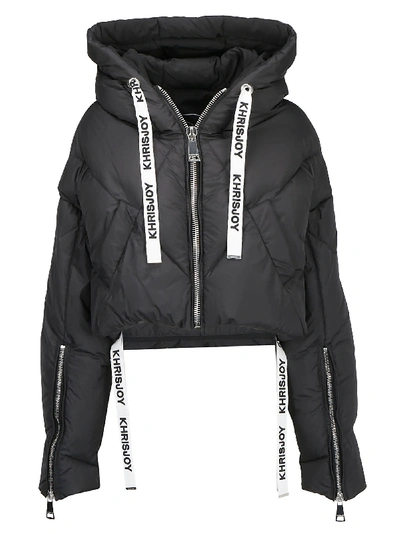 Khrisjoy Shorty Puffer Jacket In Black