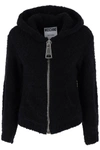 MOSCHINO BOUCLE CARDIGAN WITH MAXI ZIP,A0910 5505 555