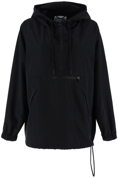 Moschino Couture Milano Anorak In Black