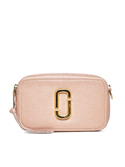 Marc Jacobs Softshot 21 Leather Shoulder Bag In Pink