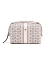TORY BURCH GEMINI LINK CANVAS SMALL POUCH,11435130