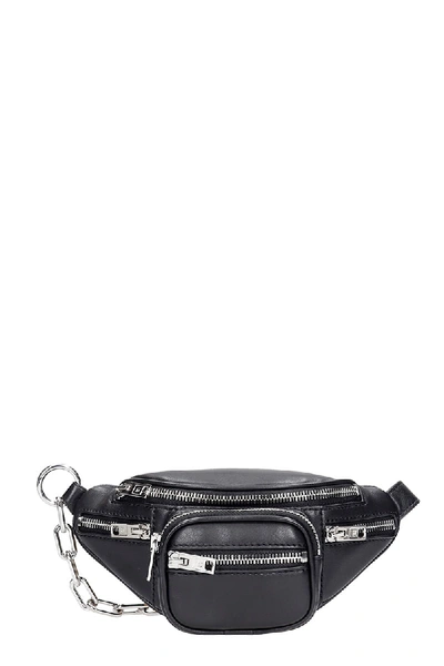 Alexander Wang Attica Mini Waist Bag In Black Leather