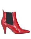 Giampaolo Viozzi Ankle Boots In Red
