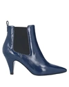 Giampaolo Viozzi Ankle Boots In Dark Blue