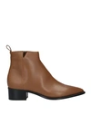 Pomme D'or Ankle Boots In Camel