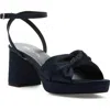 275 Central Malik Ankle Strap Platform Sandal In Blue