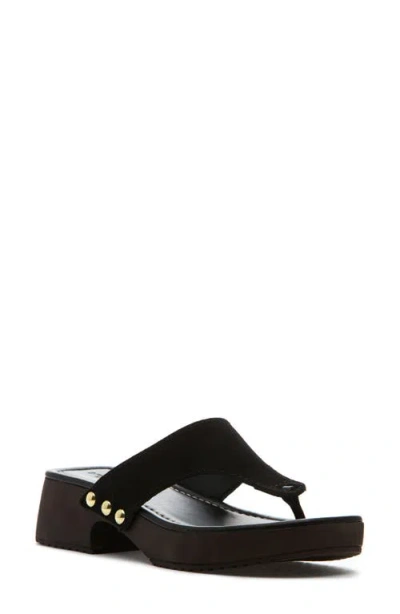 275 Central Posey Platform Flip Flop In Black