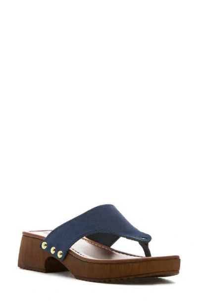275 Central Posey Platform Flip Flop In Blue