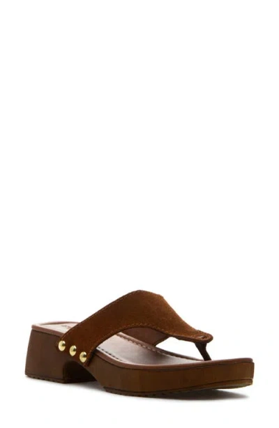 275 Central Posey Platform Flip Flop In Brown