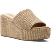 275 Central Sienna Platform Slide Sandal In Neutral