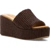 275 Central Sienna Platform Slide Sandal In Brown
