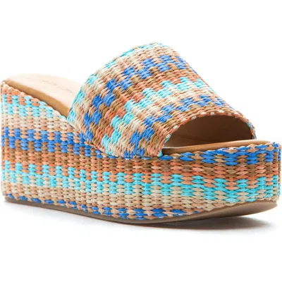 275 Central Sienna Platform Slide Sandal In Multi