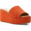 275 Central Sienna Platform Slide Sandal In Orange