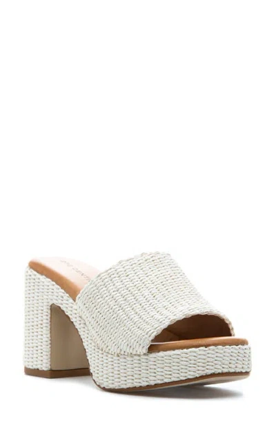275 Central Skattebo Platform Sandal In White