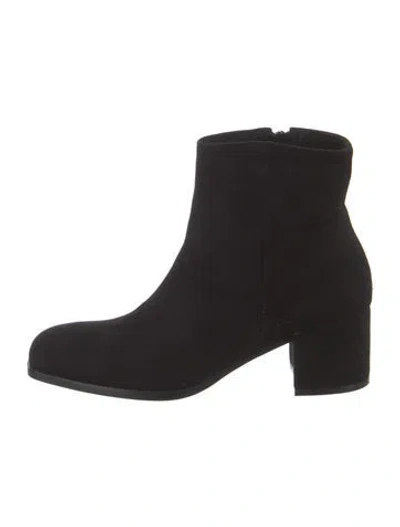 Pre-owned 275 Central Suede Boots In Black