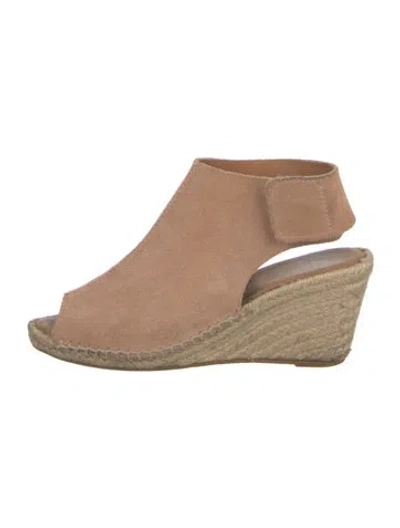 Pre-owned 275 Central Suede Espadrilles In Neutral