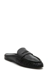 275 Central Vivien Penny Loafer Mule In Black